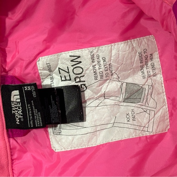 The North Face Hyvent Waterproof Hot Pink Snow Pants GIRLS M MEDIUM 10-12 - Picture 7 of 9
